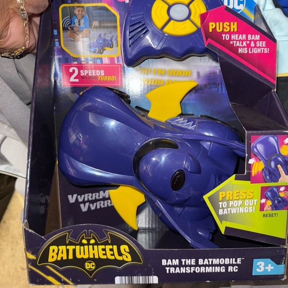 Other - Fisher price Dc bat wheels r/c car